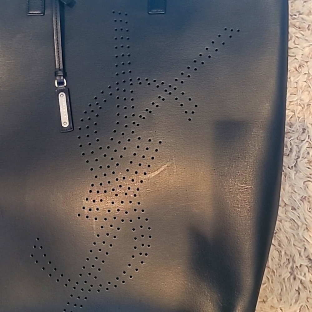 Authentic SAINT LAURENT Black Tote Bag - Picture 3 of 12